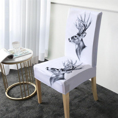 Valkoinen Tuolinpäällinen Pohjoismaisella Porolla