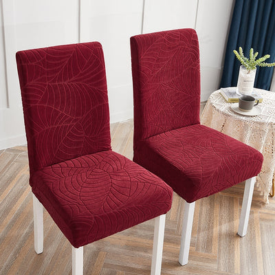 Vedenpitävä Tuolinpäällinen Burgundy Leaf