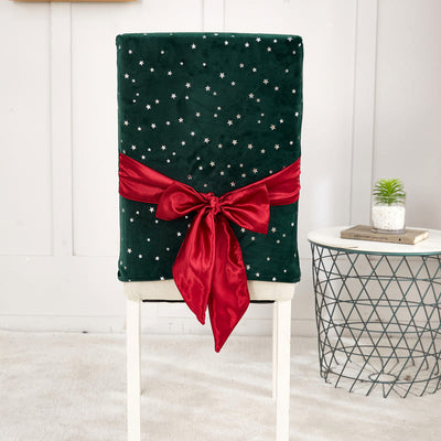 Green Velvet Christmas Tuolinpäällinen