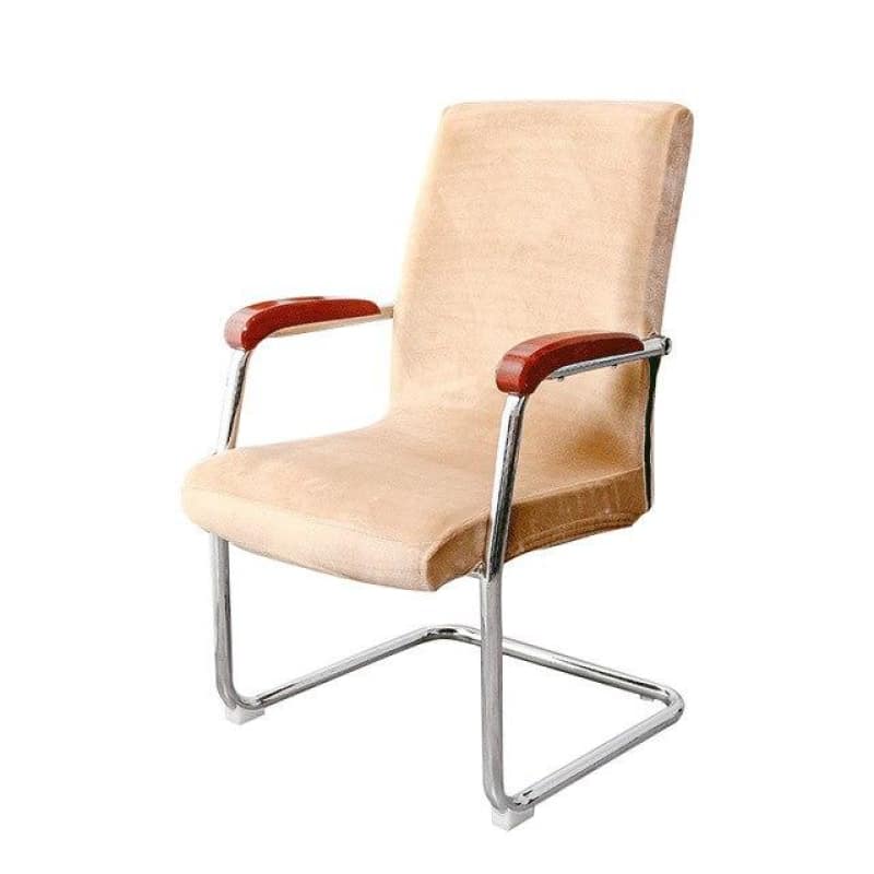 Tummanbeige Samettisen Toimistotuolin Päällinen