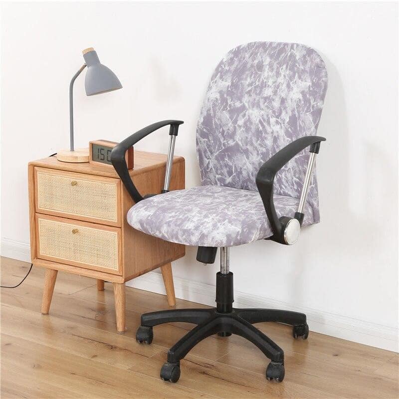 Harmaa-Valkoinen Toimistotuolin Päällinen