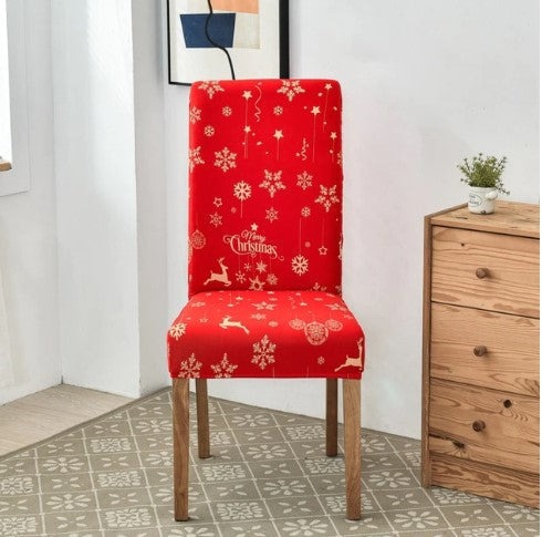 Red Christmas Deer Tuolinpäällinen