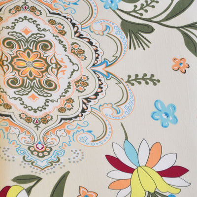 Monivärinen Kukkainen Tuolinpäällinen