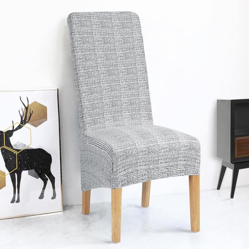 Harmaa Hopea Suurikokoinen Tuolin Päällinen