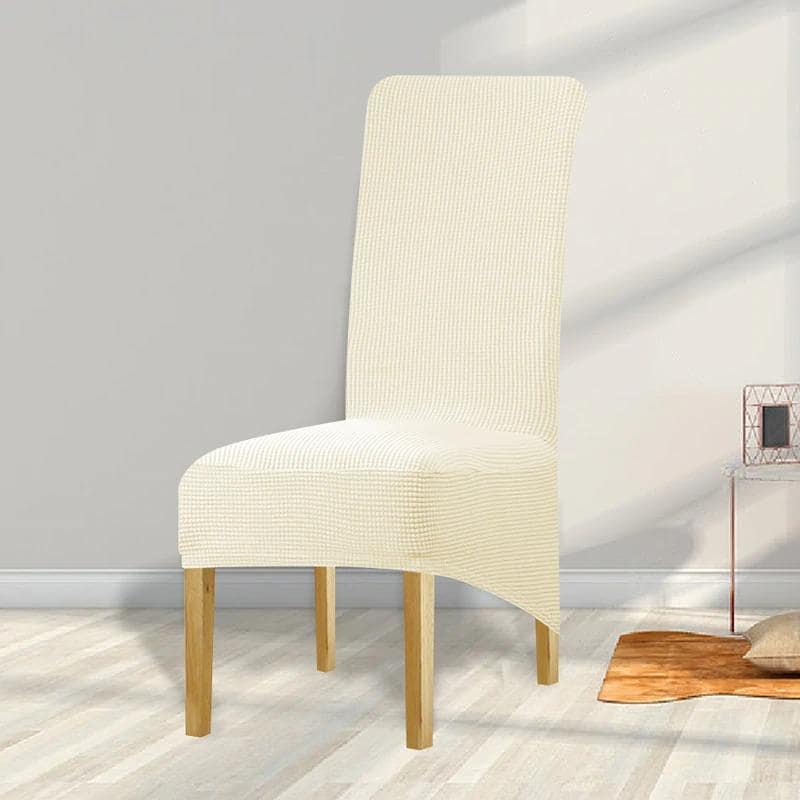 Suurikokoinen Tuolinpäällinen Vanilla White