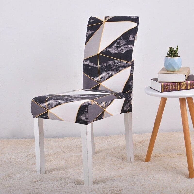 Harmaa, Musta Ja Valkoinen Tuolinpäällinen