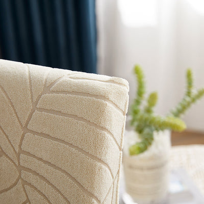 Beige Leaf Vedenpitävä Tuolinpäällinen