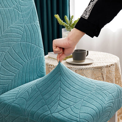 Sky Blue Leaf Vedenpitävä Tuolinpäällinen