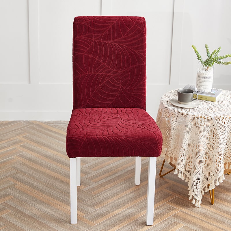Vedenpitävä Tuolinpäällinen Burgundy Leaf