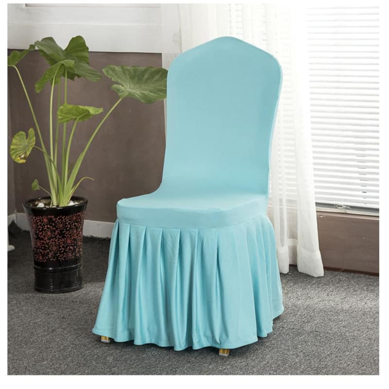 Turkoosisininen Häätuolin Päällinen