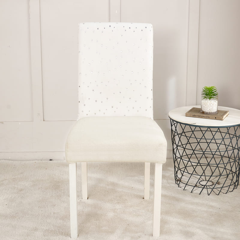 White Velvet -Jouluinen Tuolinpäällinen