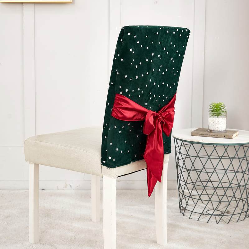 Green Velvet Christmas Tuolinpäällinen