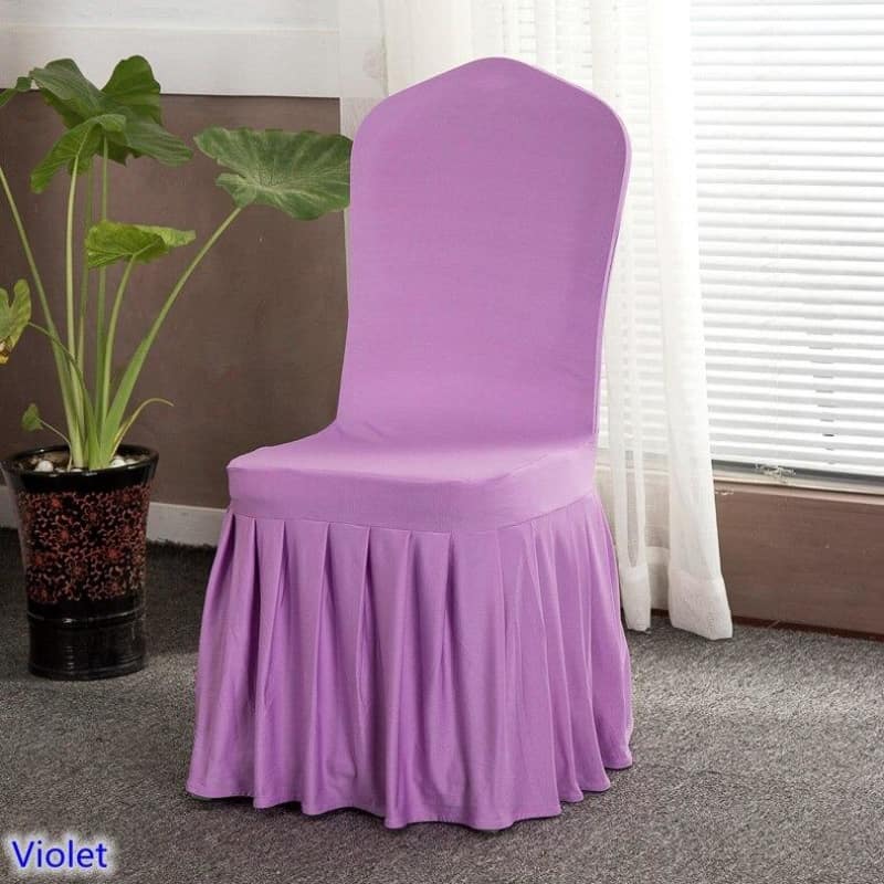 Vaaleanpunainen Häät Kokoontaitettava Tuolinpäällinen