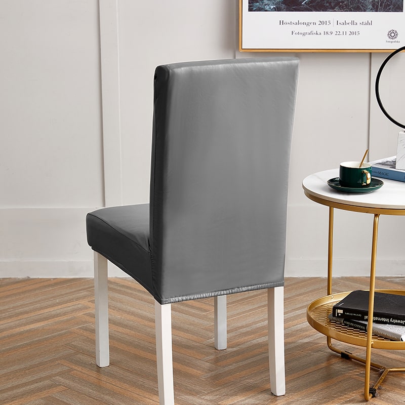 Antrasiitinharmaa Keinonahkainen Tuolinpäällinen