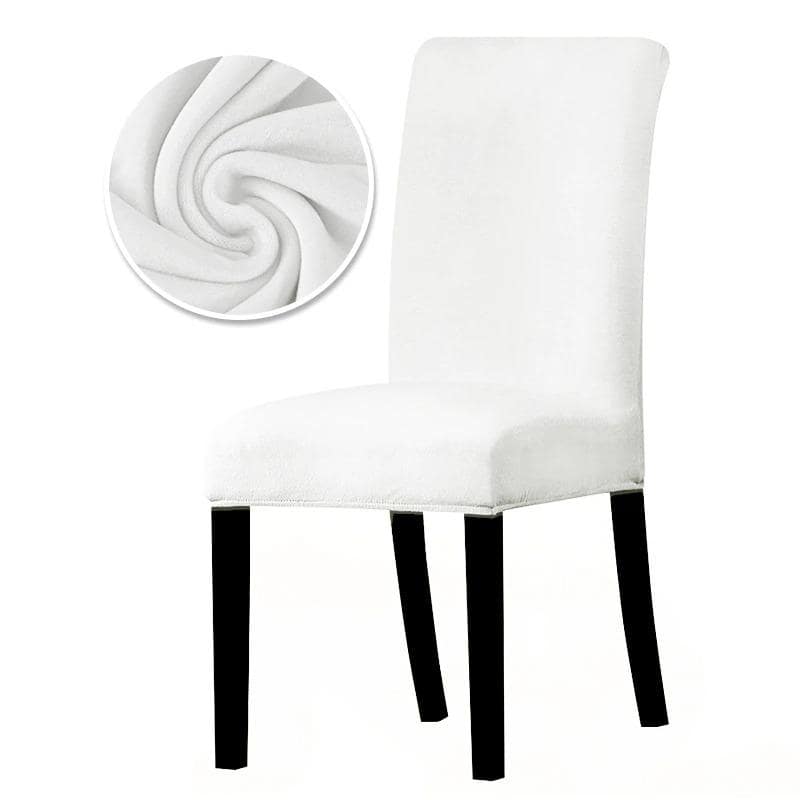 Snow White Velvet Tuolinpäällinen