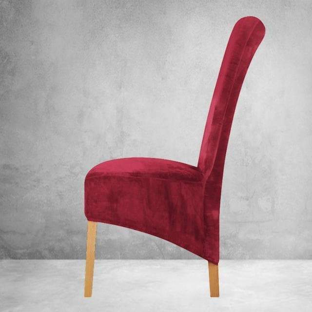 Xl Velvet Tuolinpäällinen Carmine Red