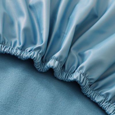 Taivaansininen Nahkainen Toimistotuolin Päällinen